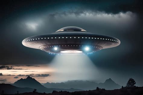 Premium Photo Ufo Unidentified Flying Object Ai Generated