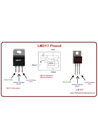 LM317 Pinout, Equivalent, Uses, Features And Other Details, 57% OFF