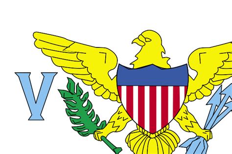 Flag Of Us Virgin Islands Vector Illustration Public Domain Vectors