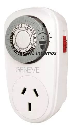 Pack Timer Analogico Enchufable A V Geneve