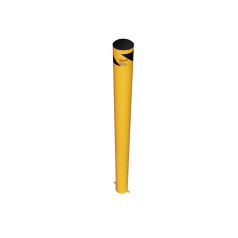 Mm X Mm Inground Bollard Yellow The Bollard Shop