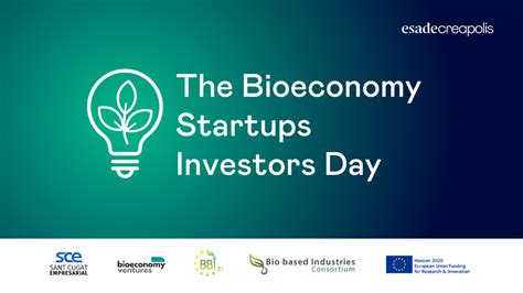 The Bioeconomy Startups Investors Day BioeconomyVentures