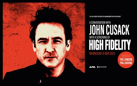 John Cusack Tickets The London Palladium London Official Box Office