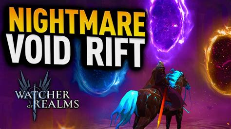 Ultimate Difficulty Trying Nightmare Void Rift Watcher Of Realms