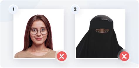 Bad And Good Passport Photo Examples Based On Requirements