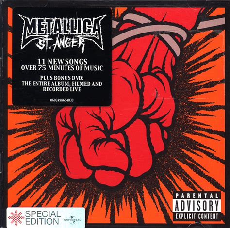 Metallica St Anger Album Cover