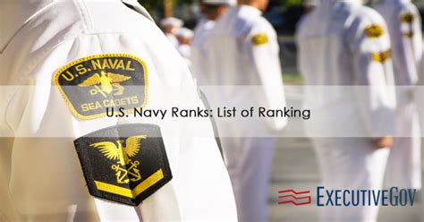 U.S. Navy Ranks (with Insignia): List of Ranking