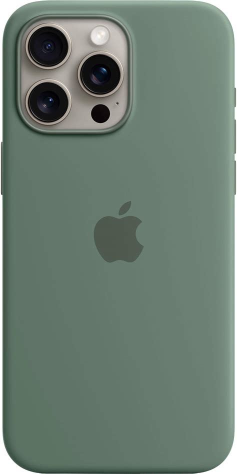 Apple iPhone 15 Pro Max Silicone Case with MagSafe Cypress MT1X3ZM/A