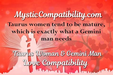 Taurus Woman Gemini Man Compatibility Mystic Compatibility