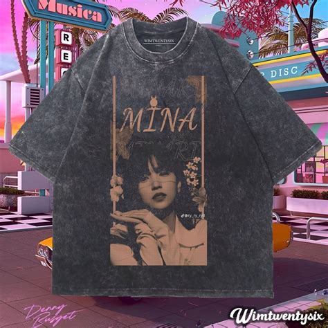 Jual Wimtwentysix Twice Mina Pop Edition Kaos Oversized Washing