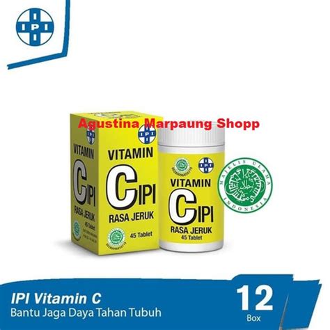 Jual Vitamin C Ipi Vitc Mg Isi Tablet Rasa Jeruk Jakarta Barat