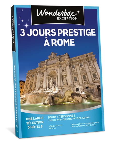 Coffret Cadeau Jours Prestige Rome Wonderbox