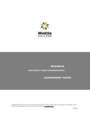 BSBCMM411 Assessment Guide V1 0 1 1 Docx BUSINESS BSBCMM411 MAKE