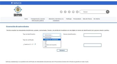 Certificados De Antecedentes Disciplinarios Penales Procuradur A