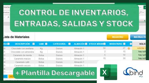 Descarga Gratis Plantilla Para Control De Inventarios En Excel