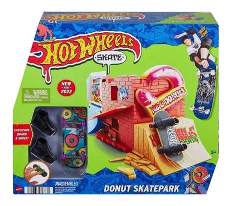Hot Wheels Skate Rampa Pista Fingerboard Donut Skatepark MercadoLivre