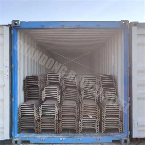 Larssen Hot Rolled Type U Sheet Piles U Z Type Steel Sheet Pile For Retaining Wall Sheet