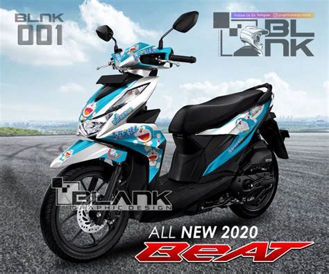 Jual Sticker Decal All New Beat ESP X Street 2020 BLNK 001 Di Lapak