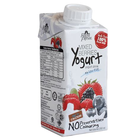 UHT Yogurt Drink - Mixed Berries - Farm Fresh Malaysia