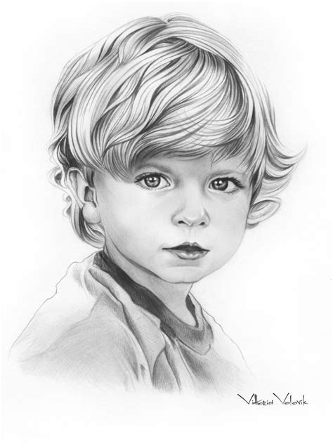 Custom Baby Portrait X Pencil Drawing From Photo Sketch