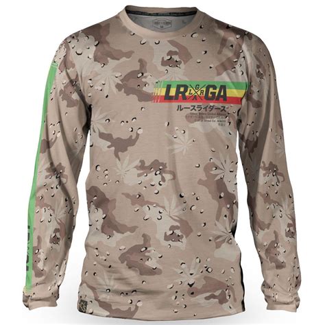 Loose Riders MTB Jersey Long Sleeve Cult Of Shred 420 Desert Maciag