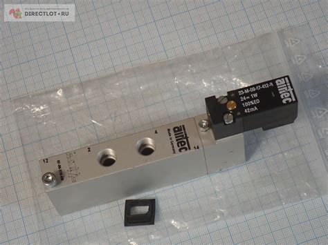 Пневмораспределитель AIRTEC KF-09-510-HN-23-M-09-17-412-R 24= 1W 100%ED ...