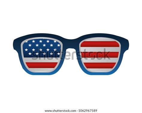 United States America Glasses Stock Vector Royalty Free 1062967589