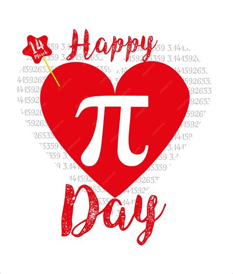 Premium Vector | 14 march Happy Pi day! Celebrate Pi Day. Mathematical constant. 14 March