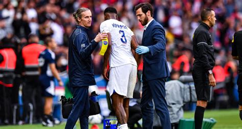 PSG le verdict est tombé pour la blessure de Kimpembe