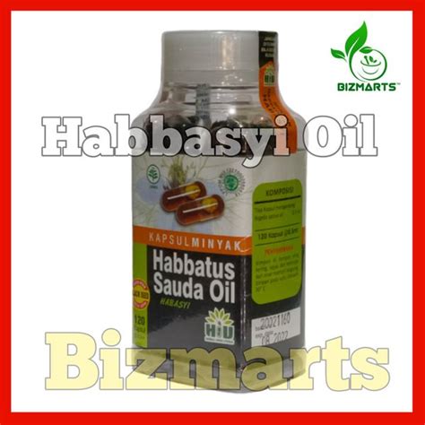 Jual Habbatus Sauda Oil Kapsul Minyak Jintan Hitam Habasyi Murni