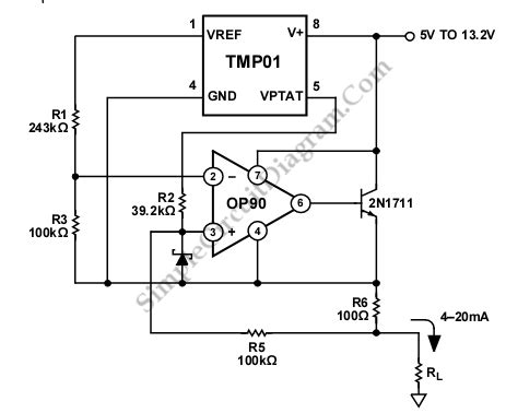 4-20ma Current Loop Circuit Diagram