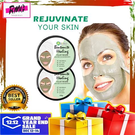 Bentonite Healing Clay Mask Anti Aging Aging Pampakinis Detoxify