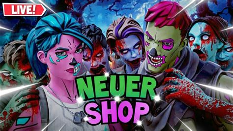 🔴jetzt Live Fortnite Bis Zum Neuen Item Shop🛒neue Skins😱halloween Skins