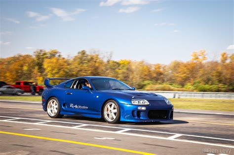 Blue Toyota Supra Benlevy