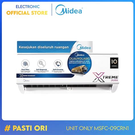 Jual MIDEA MSFC 09CRN1 AC Split 1 Pk Standard Freon R32 Series Hemat