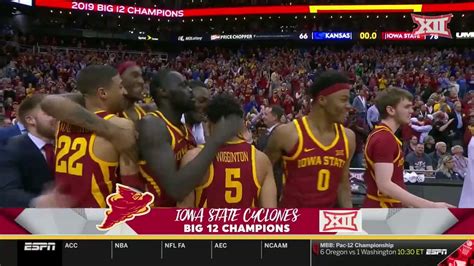 Iowa State Vs Kansas Mens Basketball Highlights Youtube