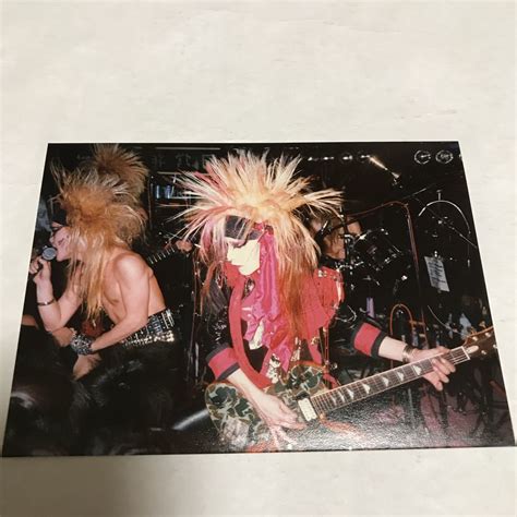 【貴重】 X Japan インディーズ時代 プロマイド ブロマイド Yoshiki Taiji Hide Pata Heath Sugizo