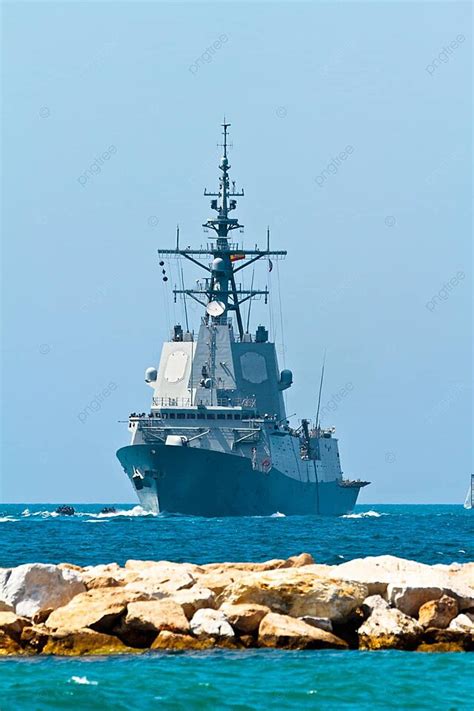 Fundo Fragata F 101 Alvaro De Bazan Navio De Guerra Marinha Arma Foto E