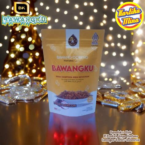 Jual Bawang Goreng Murni Asli Brebes Premium 100gram Bawangku Variant