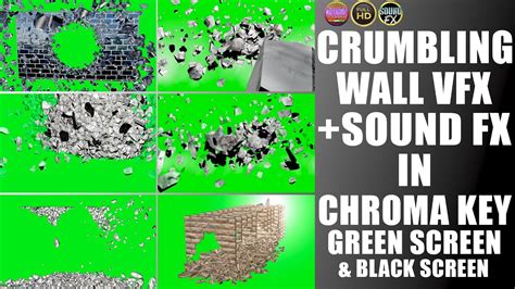 Crumbling Wall Effect Green Screen Sound FX ULTRA REALISTIC