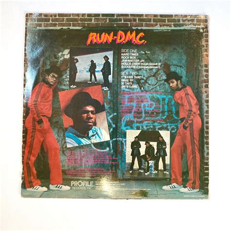 Vintage Vinyl: Run DMC Self Titled Album 1984 | Etsy