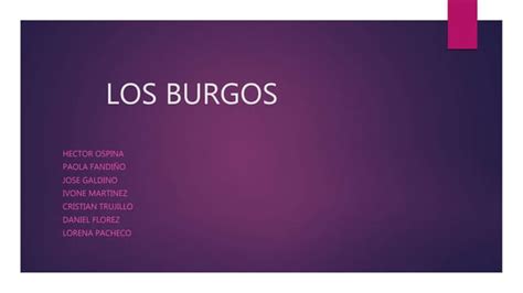 Los Burgos Ppt