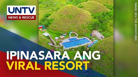 Viral Resort Sa Gitna Ng Chocolate Hills Sa Bohol Ipinasara Na Denr