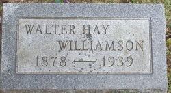 Walter Hay Williamson 1878 1939 Mémorial Find a Grave