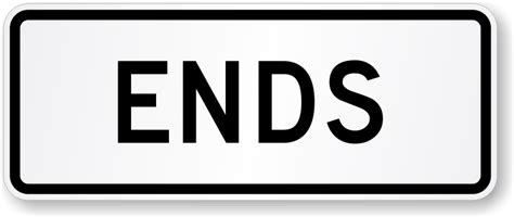 Route Marker Sign - End-R3-17b, SKU: X-R3-17b 