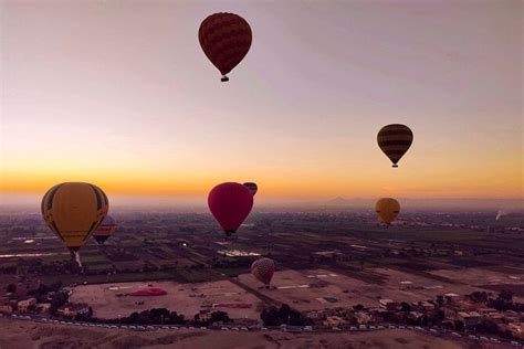 Sunrise Hot Air Balloon Ride Over Luxor West Bank