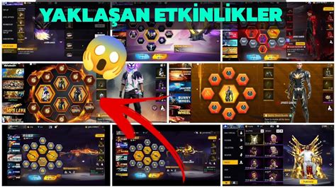 Free Fire da Yaklaşan Etkinlikler I free fire yeni etkinliği Yakın