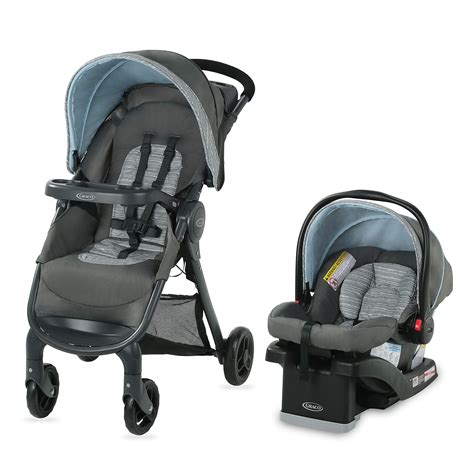 Graco Baby FastAction SE Travel System Stroller w SnugRide 30 LX Car ...