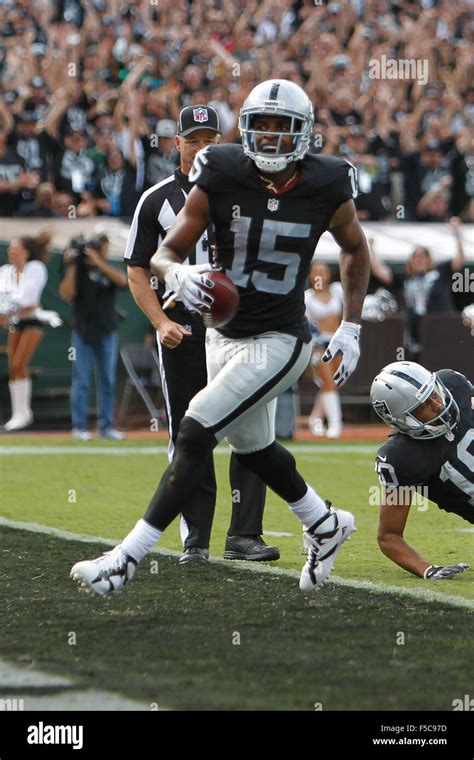 November 01 2015 Oakland CA United States Oakland Raiders Wide