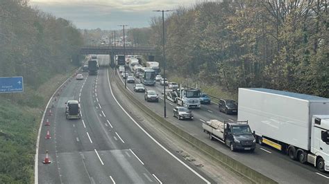 M4 Crash Caldicot Man Dies After Being Hit By Lorry Bbc News